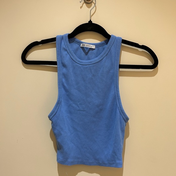 Blue Zara tank top - Picture 1 of 2